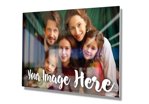 MUNDAZE Custom Portrait Metal Poster – Glossy Aluminum Photo Print Personalized with Your Picture – Gift for Birthday, Anniversary, Graduation – Made and Shipped in USA