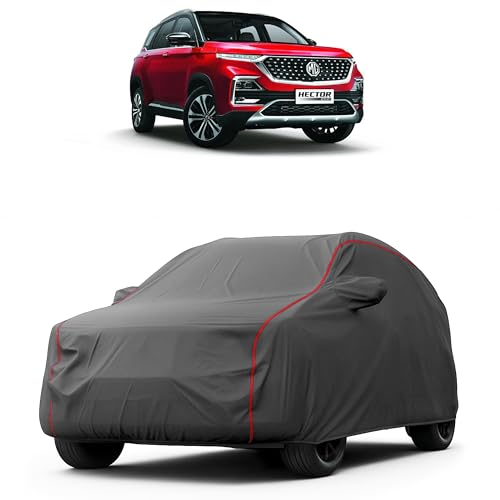 Image of Heavy-Duty Car Cover for Compatible with MG Hector (2019 to 2025 All Models) Deluxe Car Protection Cover - Waterproof & UV-Resistant All-Season Exterior Protection