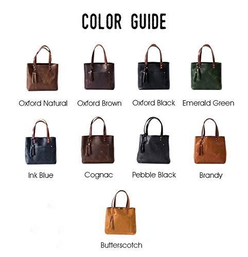 Bolso tote de cuero para mujer deluxe miniatura 4