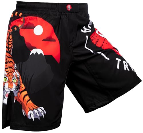 Shorts de boxe enfants au club : l'équipement Hardcore Training Japan Tiger pour garçons