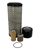 HERO Maintenance Filter Kit For John Deere 35C ZTS Excavator Filters Compatible With OEM 4417516