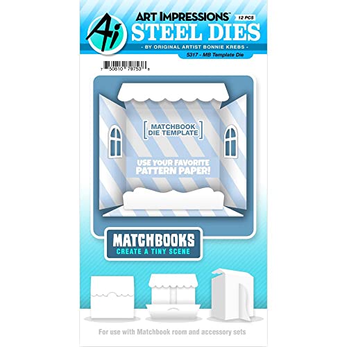 Matchbook Template Dies - Art Impressions