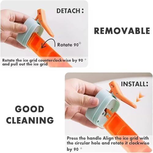 2 Cubeteras de Silicona con Tapa y Liberación Rápida miniatura 6