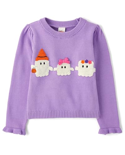 Gymboree Baby Girls' and Toddler Long Sleeve Crew Neck Pullover Sweater
