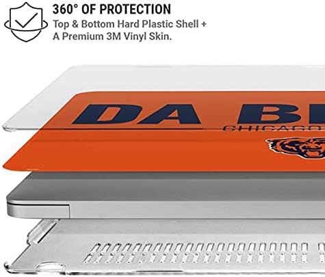 Skinit Case + Skin Compatible with MacBook Air 13in M1 (2021) - Officially Licensed NFL Chicago Bears Team Motto Design