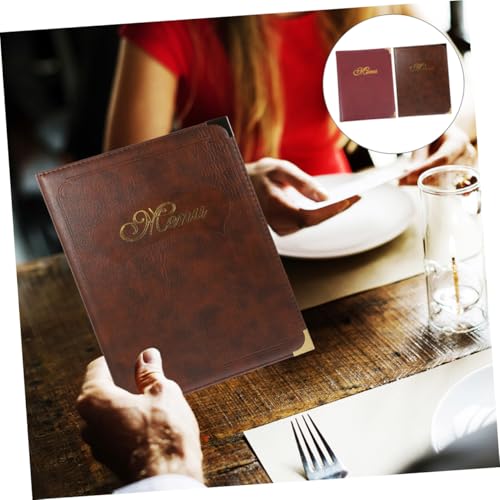 Carnet de menus simple POPETPOP lot de 2 bloc-notes pour serveurs - 5