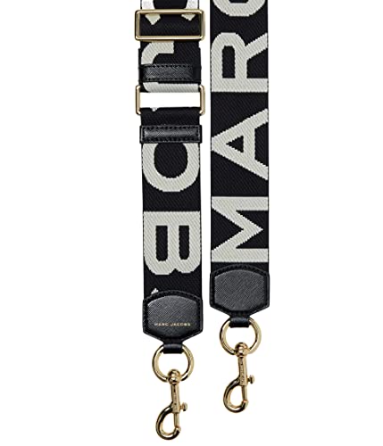 Marc Jacobs The Logo Webbing Strap Black/White One Size2