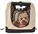 Pet Life Vista-View 360 Degree Zippered and Collapsible Soft Folding Dog Crate - Folding Travel Dog Kennel with Zippered Entrances Along The Pet Crate