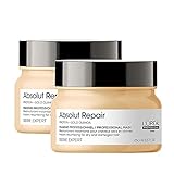 mascara loreal absolut repair pos quimica  L\'Oreal Professionnel Serie Expert Double Absolut Repair - Mascarilla ligera (250 ml)
