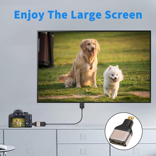 Image of HDMI 8K Extender, Micro HDMI 2.1 Version Male to HDMI 2.1 Version Female Extension Adapter Connector Converter Coupler, 8K@60Hz (Pack of 3)