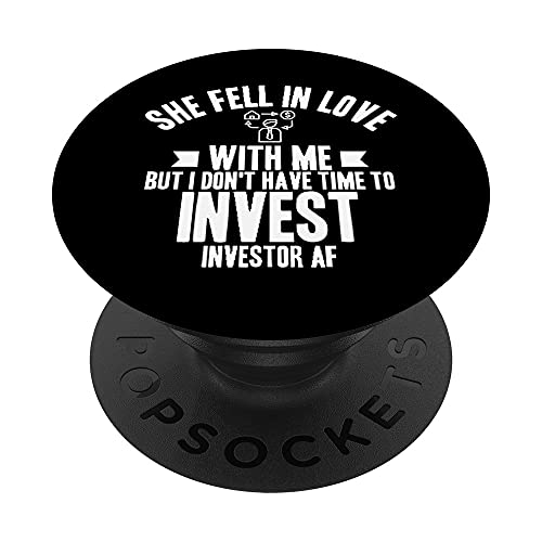Cita divertida del inversor Refranes orgullosos del inversor PopSockets PopGrip Intercambiable