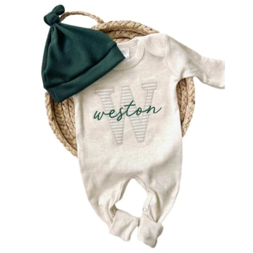 Personalized Unisex Baby Romper with Custom Name