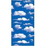 PoetryHome Decorative Blue Sky Contact Paper Peel and Stick Wallpaper for Walls Photo Background Kids Nursery Room Bedroom 17.7x78.7 Inches