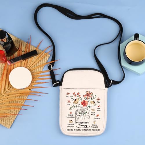 TOBGBE OT Gifts Occupational Therapy Crossbody Bag OT Therapists Healthcare Gift for Women Therapists Inspiration Gifts4