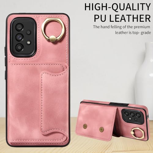 Housse portefeuille cuir noir multi-modèle compatible Galaxy A23 et A32 - 4
