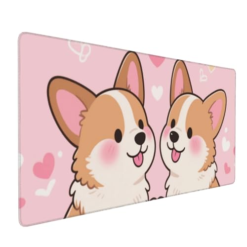 Tapis de protection de table Corgis Love : finis les claviers qui glissent