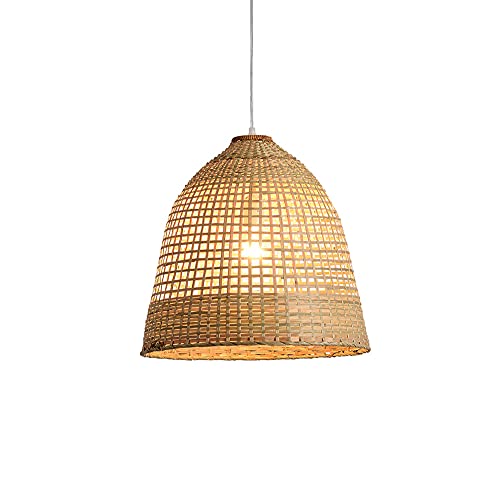 Éclairage de décoration haut de gamme suspension rotin design E27