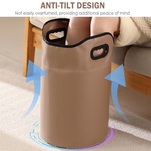 Baño para pies portátil plegable con drenaje miniatura 5