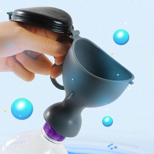 Urination Device Travel Toilet - Urinal Device, Travels Pe'e Bottle Men and Women, Urinals Funnel Funnel Women Pee Cup Stand Up | Leakproof for for Bedside Outdoor Camping Travel Hiking Car Road - Thumbnail 3