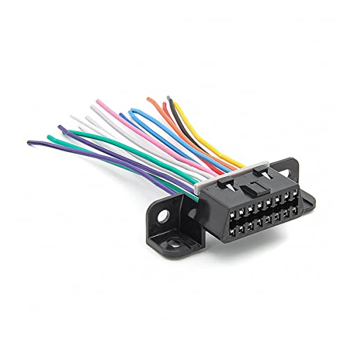 Conector hembra OBD2 J1962F arnés fijo para reparar puerto de diagnosis roto en el salpicadero