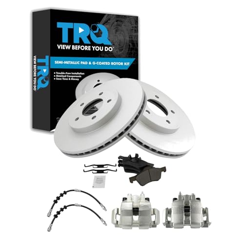 TRQ Front Brake Pad & Rotor Kit for 08-09 Escape