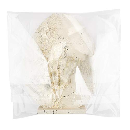 Ideen mit Herz 100 fundas de celofán, autoadhesivas, con cierre, bolsas de plástico, bolsas de celofán (50 x 30 cm)