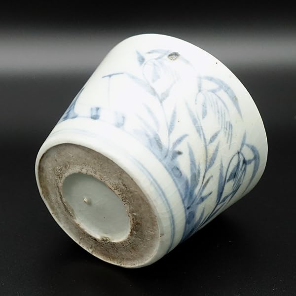 古伊万里　染付蕎麦猪口10客　東Y7-0808①タカチ 古伊万里 染付 蕎麦猪口 10客 まとめ くらわんか