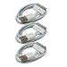 E-XUJING USB Sync 3PCS 1m 3 Ft Data Charging Charger Cable Cord for Iphone 4 4s 4g 3gs Ipod