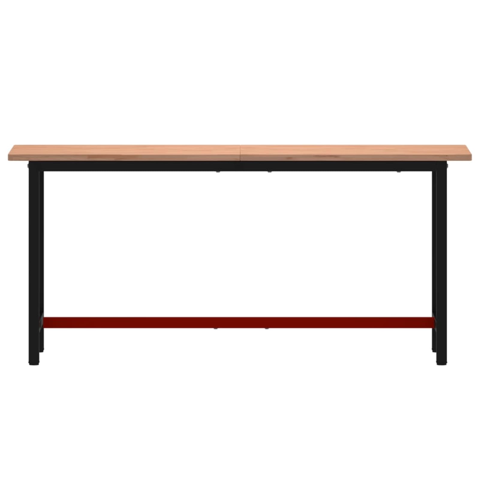 Banco da Lavoro 180x55x81,5 cm Legno Massello Faggio e Metallo,Banco da Lavoro,Banco da Lavoro Officina/Cucina,Armadi per Utensili-3188906