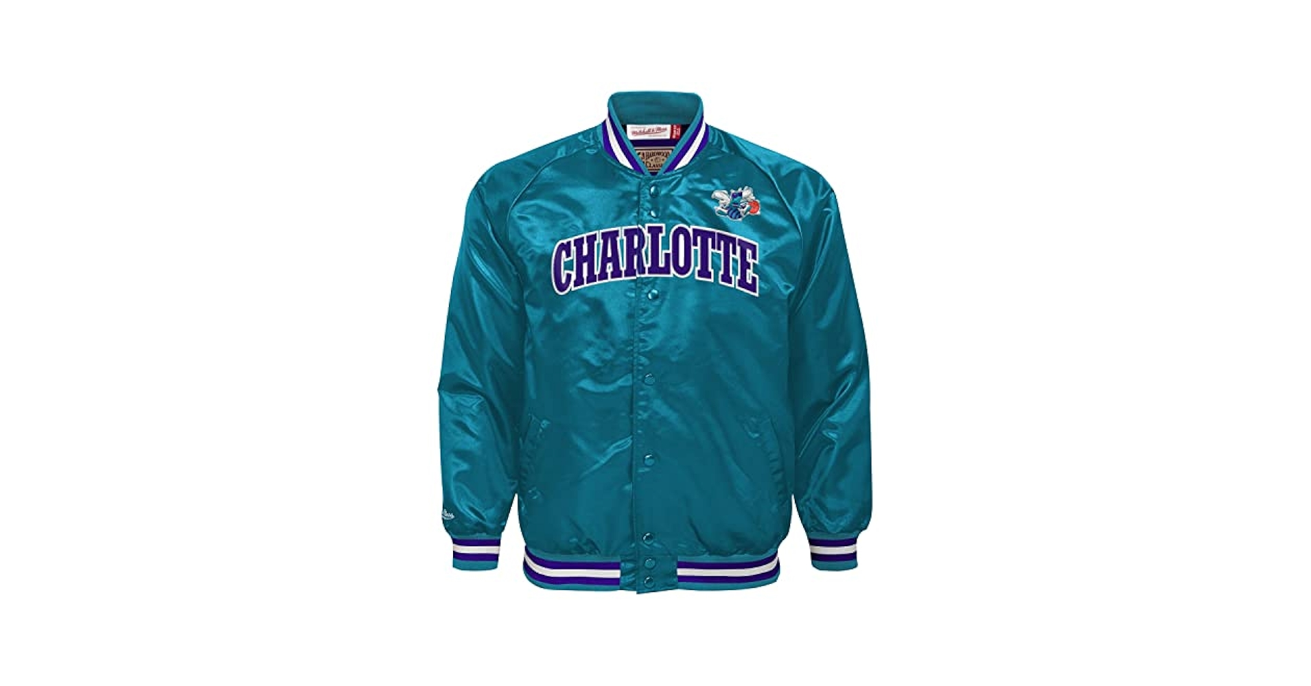 Mitchell & Ness Charlotte Hornets スタジャン Men's Mitchell & Ness Gold Charlotte Hornets Team OG 2.0