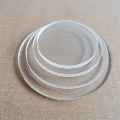 Disco de vidrio de borosilicato resistente de 5 mm de espesor y diámetros variables 5