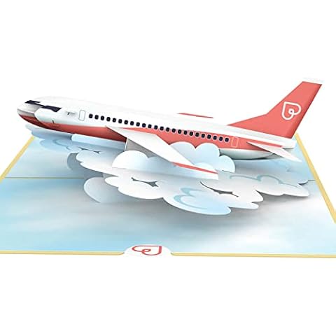 Tarjeta pop-up de avión papercrush Cover