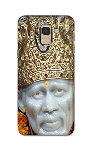 Image of PRINTFIDAA Sai Baba Lord Shiridi Great God Hinduism Hindu Religious Printed Designer Hard Case for Samsung Galaxy J6 (2018) (5.6 inch) / Samsung On 6 (2018), J600F / DS Back Cover -(e) RPM1005