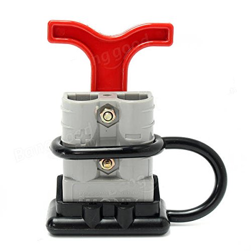 SGerste 4Pcs 12-24V 50Amp Dust Cap Cover for Anderson Style Plug Connectors Set