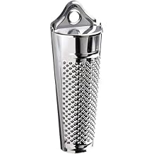 Silver Multifunctional Kitchen Stainless Steel Ginger Garlic Nutmeg Grater Nut Walnut Lemon Hand Planer Tool Lemon ZesterDurable and Professional Kitchen Tool Garlic Tools