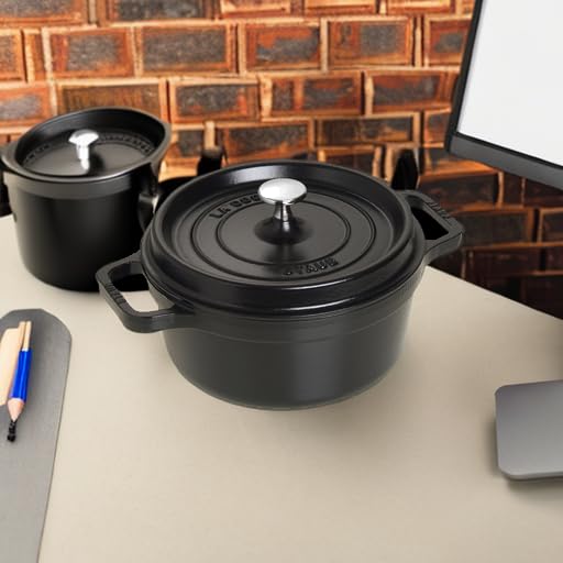 Amazon.com: STAUB Cast Iron Round Cocotte, Dutch Oven, 2.75-quart