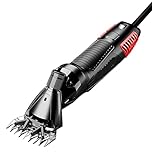 Ciseaux de toilettage pour bétail 2800W Electric Sheep Shears 6 Speeds Hair Clipper for Sheep Goat Alpacas Wool Scissor Sheep Farm Shearing Machine Cut Toilettage de la fourrure des animaux lourds ( C