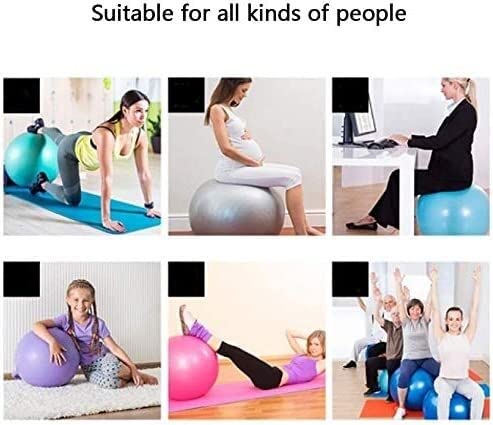 Pelota de fitness ELzEy para Pilates con bomba de aire antiexplosión 6