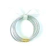 Jelly Glitter Bangle Bracelets Silicone Bangles for Women Stackable All Weather Bangles for Girls Si