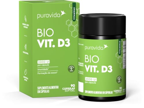 Puravida Vitaminas Bio Vit. D3 2000UI 90 minicápsulas