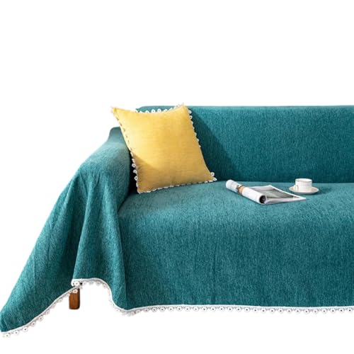 ソファーカバー 防水 傷防止 爪とぎ防止 長方形 大判 犬猫対策 マルチカバー 北欧風 ソファーシーツ おしゃれ 犬猫用 ブランケット 柔らかい ト 多機能 防塵カバー ソファー ソファー保護 マルチクロス シンプル 四季通用 (45×45の枕カバー,エレ