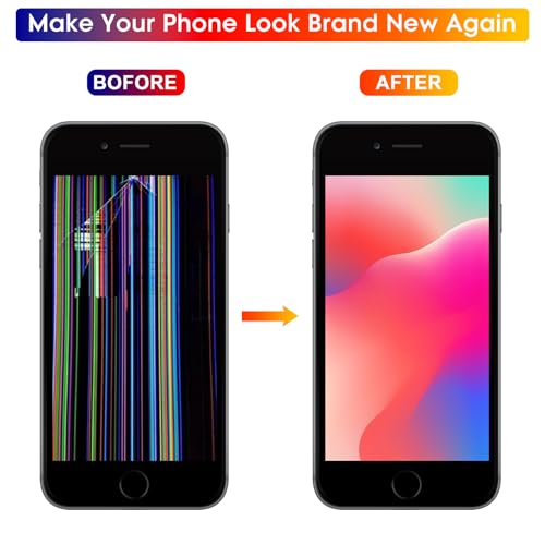 Screen Replacement for iPhone 8 Plus 5.5’, 3D Touch Display Full Repair kit, Digitizer Assembly with Tools Set, Tempered Glass, Instruction by DIYREpair - Used condition - Image 2