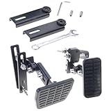 Fabriqué en acier renforcé pour éviter la déformation et assurer la durabilité. Les caches en caoutchouc antidérapant pour les rallonges offrent sécurité et stabilité et offrent une solution fiable et durable pour les conducteurs plus courts afin de profiter d'un meilleur contrôle