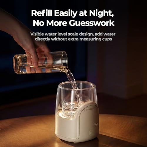 Image of Momcozy NightPro Bottle Warmer for Baby Breast Milk with Night Light