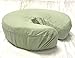 Therapist's Choice® Premium Deluxe Microfiber Massage Table Face Cradle Covers, 4pcs per Package (Sage)