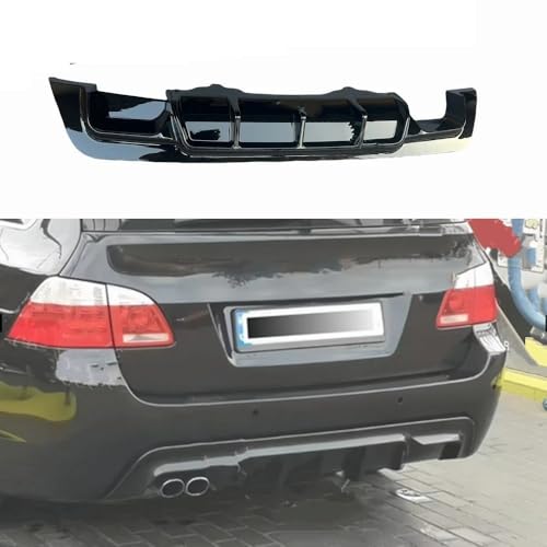Difusor trasero para BMW Serie 5 E60 E61 MPack con luz integrada estilo MP 6