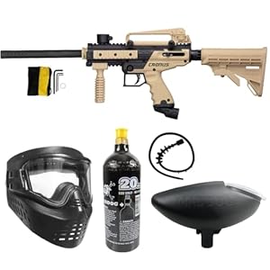 Maddog Tippmann Cronus Tactical Bronze Paintball Marker Starter Package
