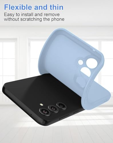 Image of DIZORO Microfiber Candy Case Compatible for Samsung M54 5G / F54 5G Smooth Touch Cushion Liquid Soft Silicone Gel Rubber Phone Cases Non-Slip Full Body Protective Shockproof Back Cover Carolina