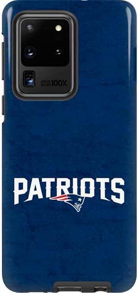 Skinit Pro Phone Case Compatible with Galaxy S20 Ultra 5G - Officially Licensed NFL New England Patriots Double Vision Design