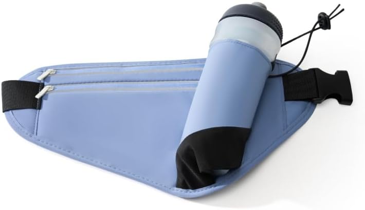 Running Belt Waist Pack for Phone, Hands-Free Fanny Pack for Men Women, Adjustable Sports Fitness Belt with Pocket for iPhone Samsung, Ideal for Running, Walking, Cycling, Gym, Travel